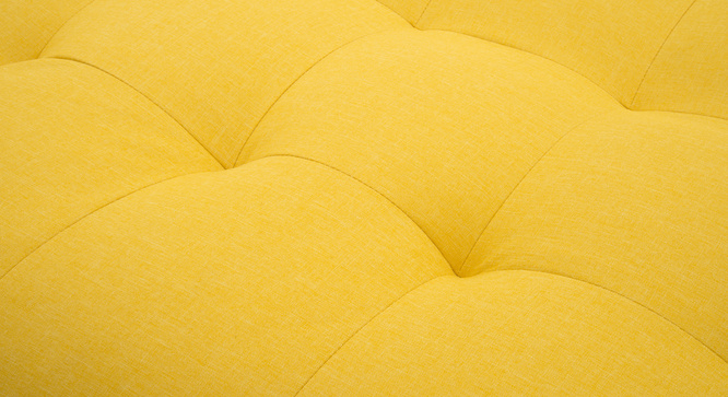 Solonic Fabric Sofa Cum Bed(Yellow)